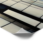 Abstrakte Metropole Poster (Ecke)