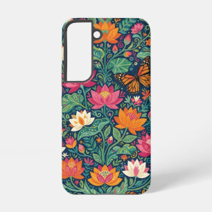Abstrakte mexikanische Lotus-Monarch Samsung-Hülle Samsung Galaxy Hülle
