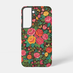 Abstrakte Mexikanische Rosen Schmetterlinge Samsun Samsung Galaxy Hülle