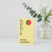 Abstrakte minimale Art Visitenkarte (Stehend Vorderseite)