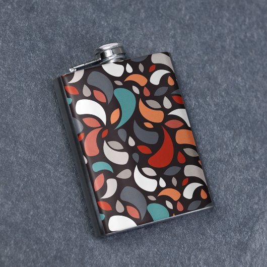 Abstrakte minimale geometrische Form Flachmann