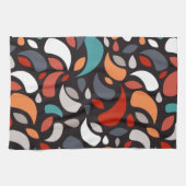 Abstrakte minimale geometrische Form Geschirrtuch (Horizontal)