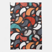 Abstrakte minimale geometrische Form Geschirrtuch (Vertikal)