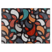 Abstrakte minimale geometrische Form Schneidebrett (Vorderseite)