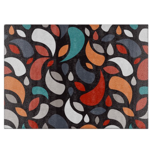 Abstrakte minimale geometrische Form Schneidebrett (Vorderseite)