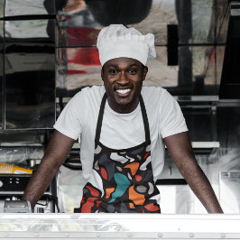 Abstrakte minimale geometrische Form Schürze