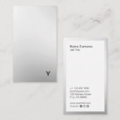 Abstrakte minimale Steigungs-vertikale Visitenkarte (Vorne/Hinten)