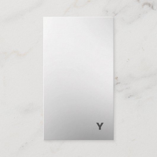 Abstrakte minimale Steigungs-vertikale Visitenkarte (Vorderseite)