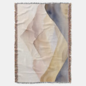 Abstrakte, minimalistisch-beige Gebirge Decke (Vorderseite Vertikal)