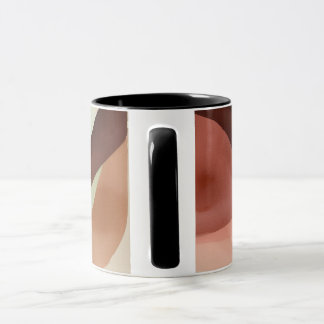 Abstrakte minimalistische Aquarellzusammensetzung Tasse