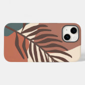 Abstrakte, minimalistische Kunst aus Palmenblätter Case-Mate iPhone Hülle (Rückseite (Horizontal))