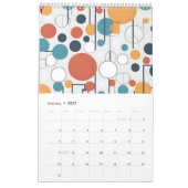 Abstrakte minimalistische Kunst Kalender (Jan 2027)