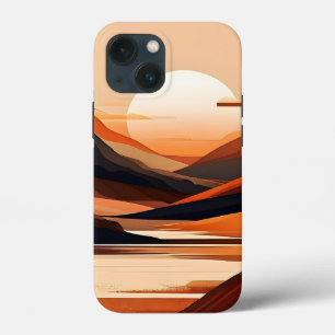 Abstrakte Minimalistische Landschaft Case-Mate iPhone Hülle
