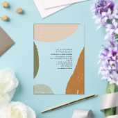 Abstrakte Minimalistische Malerei Moderne Hochzeit Acryleinladungen (In Situ (Hochzeit))