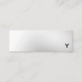 Abstrakte Minimalistische Mini Visitenkarte