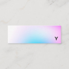 Abstrakte Minimalistische Mini Visitenkarte