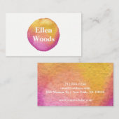 Abstrakte Minimalistische Visitenkarte (Vorne/Hinten)