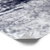 Abstrakte Minimallandschaft Poster (Ecke)