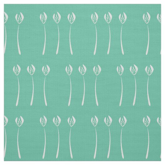 Abstrakte Minze Art Deco Stoff (Muster)