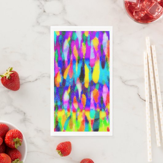 Abstrakte Mischung Serviette (Beispiel)