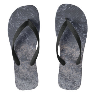 Abstrakte Mischungen Schwarze Graue Beige Weiße Fl Badesandalen