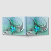 Abstrakte mit Blau, moderne fraktale Kunst Gästebuch (Voll)