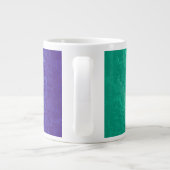 Abstrakte MLM Men Love Men Pride Flag Jumbo-Tasse (Rückseite)