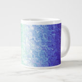 Abstrakte MLM Men Love Men Pride Flag Jumbo-Tasse (Vorderseite Rechts)