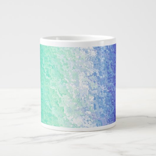Abstrakte MLM Men Love Men Pride Flag Jumbo-Tasse (Vorderseite)
