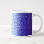 Abstrakte MLM Men Love Men Pride Flag Jumbo-Tasse (Rechts)