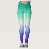 Abstrakte MLM Men Love Men Pride Flag Leggings (Vorderseite)