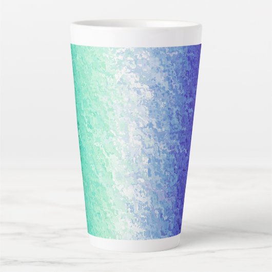Abstrakte MLM Men Love Men Pride Flag Milchtasse (Vorderseite)