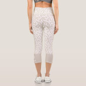 Abstrakte Mod-Curls für das benutzerdefinierte Pic Capri Leggings (Rückseite)