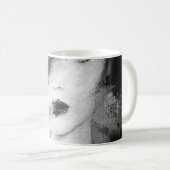 Abstrakte Mode Akryllische Malerei Kaffeetasse (VorderseiteRechts)