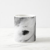 Abstrakte Mode Akryllische Malerei Kaffeetasse (Mittel)