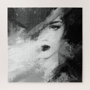 Abstrakte Mode Akryllische Malerei Puzzle