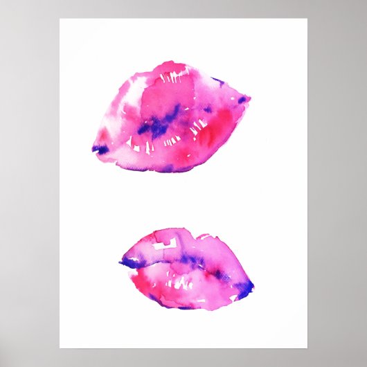 Abstrakte Modekunst Poster (Vorne)