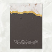 Abstrakte Modern Marble Gold Earring Display Cards