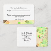 Abstrakte moderne Anstellung Terminkarte (Vorne/Hinten)