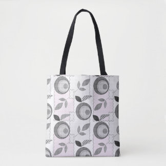 Abstrakte moderne Apfelfrucht verlasse geometrisch Tasche