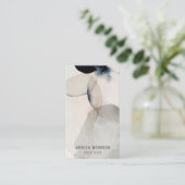 Abstrakte moderne Aquarellformen Visitenkarte (Stehend Vorderseite)