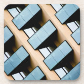 Abstrakte moderne Architektur Getränkeuntersetzer (Vorderseite)