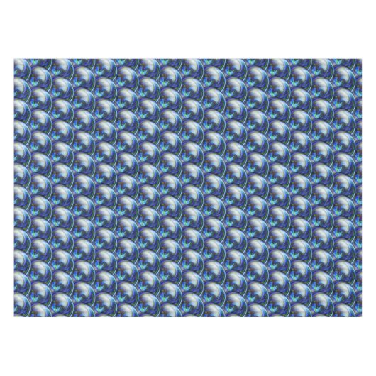 Abstrakte moderne Blasen 3D Tischdecke (Vorderseite (Horizontal))