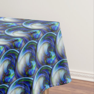 Abstrakte moderne Blasen 3D Tischdecke