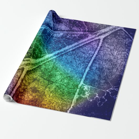 Abstrakte moderne Blatt-Pastell #2 Geschenkpapier (Ungerollt)