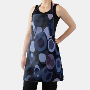Abstrakte moderne Blaubeere Schürze