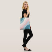 Abstrakte moderne Blush-Pink-Mint-Kollektion Tasche (Am Model)