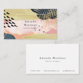 Abstrakte, moderne Business Card Visitenkarte (Vorne/Hinten)