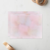 Abstrakte moderne elegante Farbenlehre Mitteilungskarte (Vorderseite/Rückseite Beispiel)