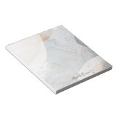 Abstrakte, moderne, erdfarbene Formen Notizblock (angewinkelt)